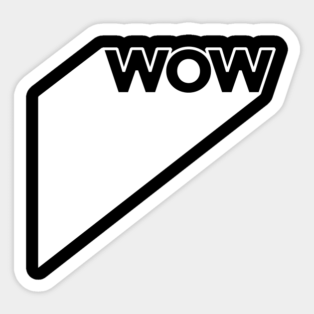 Wow Sticker by Seamed Fit